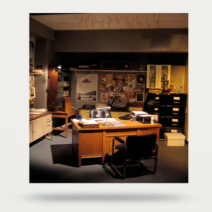 Wikipedia: The set in The X-Files containing Fox Mulder's office.